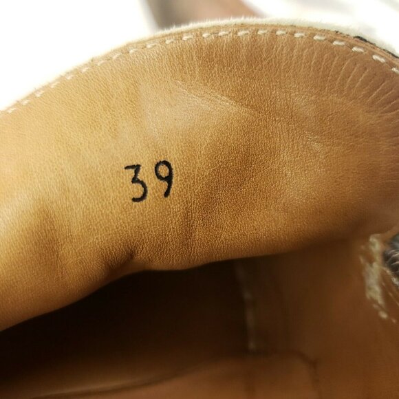 Navyboot Switzerland Silver MADE IN ITALY Horsebit Oxford Penny Loafers Size 39 - Picture 9 of 11